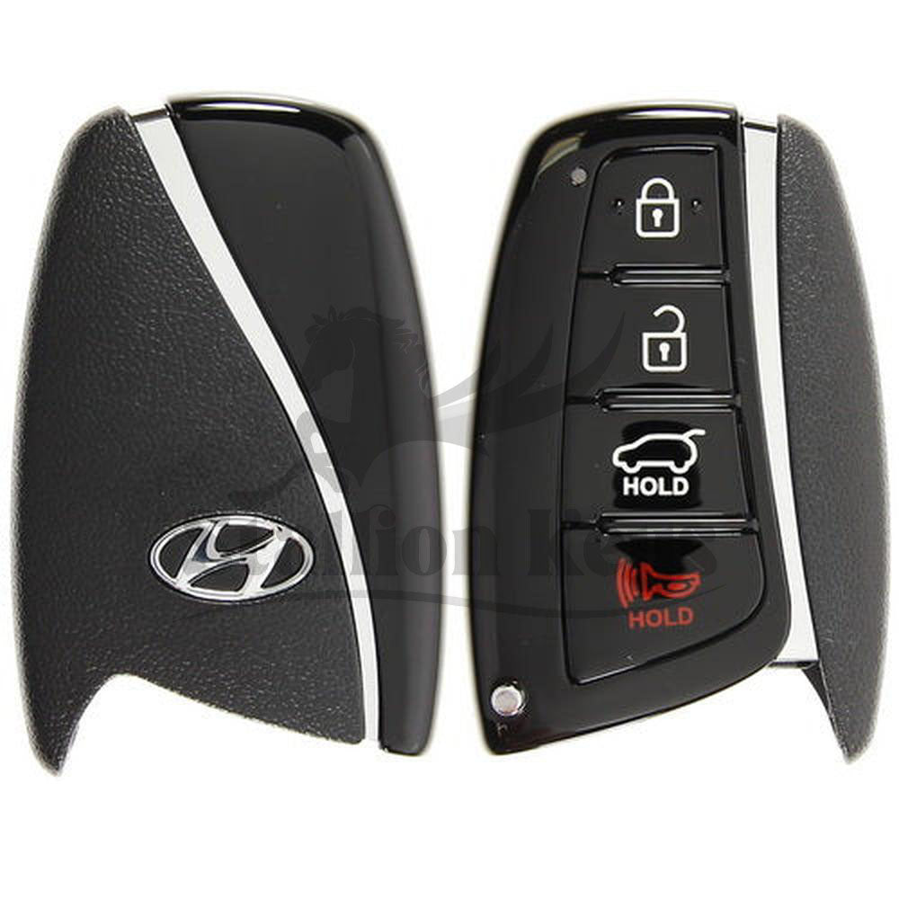 2013-2017 Hyundai Santa Fe / 4-Button Smart Key w/ Hatch / PN: 95440-4Z200 / SY5DMFNA04 / 315 MHz / OEM NEW 2013-2017 Hyundai Santa Fe / 4-Button Smart Key w/ Hatch / PN: 95440-4Z200 / SY5DMFNA04 / 315 MHz / OEM NEW
